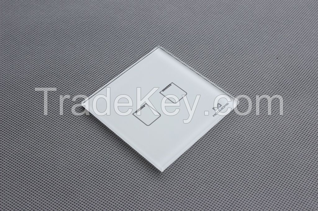 Smart Home Touch Control Electrical Light Glass Switch Glass Panel