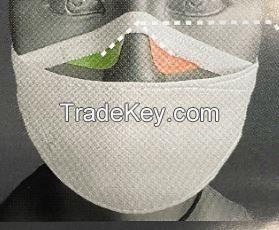 Patented Anti-Fog Dust-Proof Adjustable Flap around the nose Disposable Face Mask
