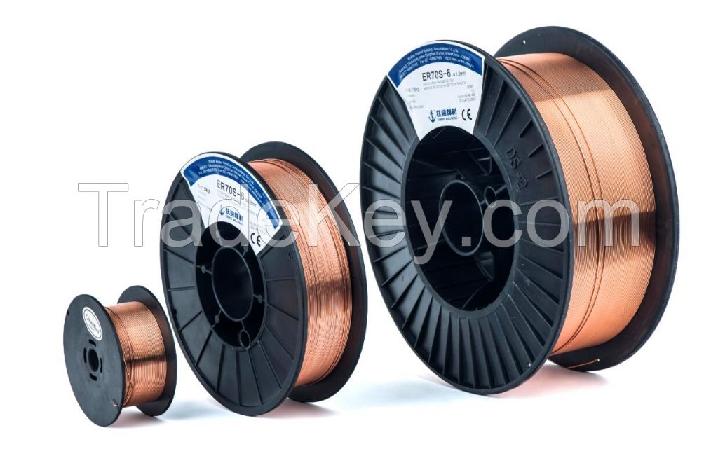 WUHAN TEMO WELDING SOLID CO2 MIG WIRES ER70S-6/ G3Si1/ G4Si1/ SG-2/ SG-3