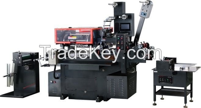 Automatic 1-4 Colors Sticker / Adhesive Label Printing Machine (CNC)