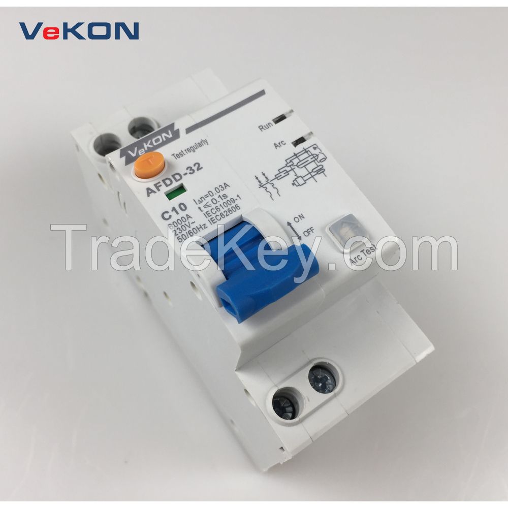 VeKON Factory Sell Original Home Appliance Arc Fault Circuit Breaker AFDD Prices