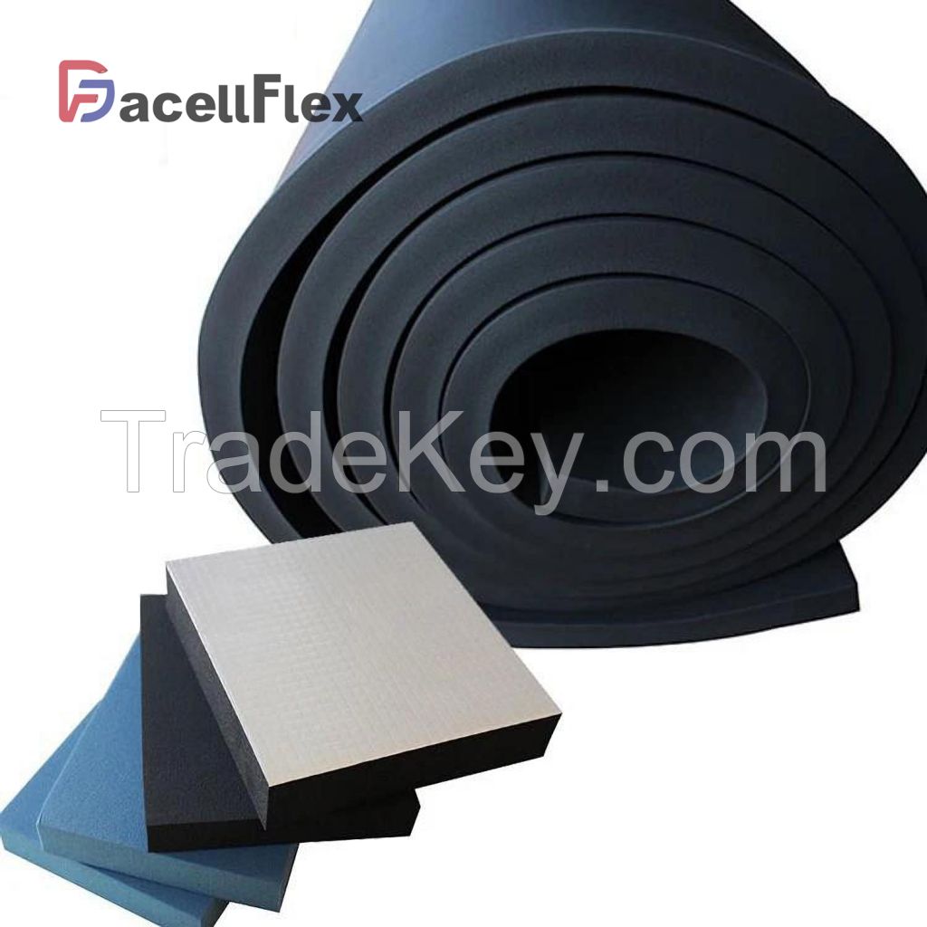 Flexible elastomeric foam insulation NBR rubber sheet hose 