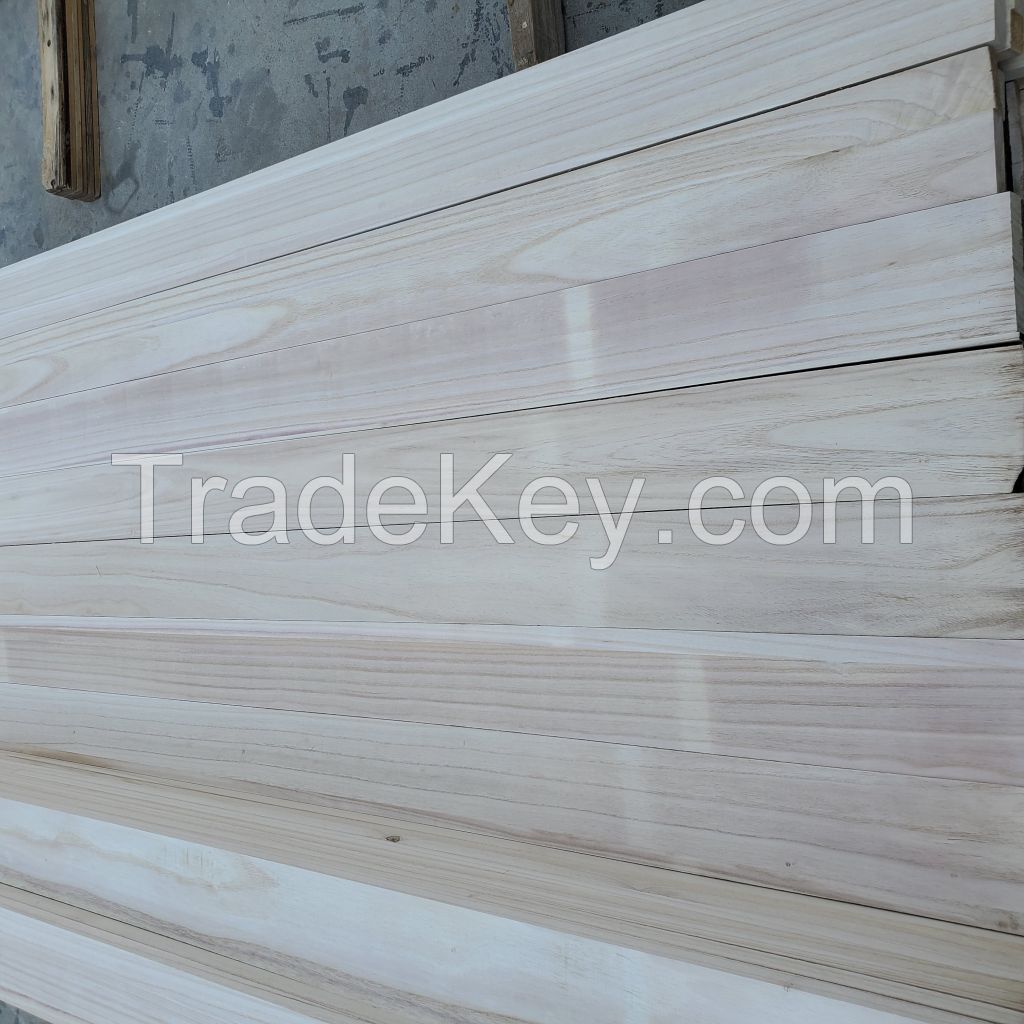 Paulownia Wood Board China Tung Wood Board Solid Rustic Natural Wood Board China Factory Supply