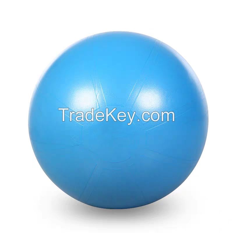Eco friendly customized exercise stability yoga balance ball PVC inflatable yoga ball for women fitness