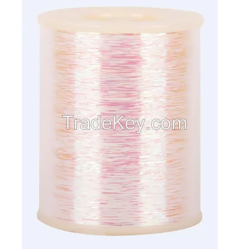 Metallic Yarn Embroidery Yarn Lurex Yarn M Type for Knitting Fast Selling Popular Colors Rainbow Pearl Transparent 