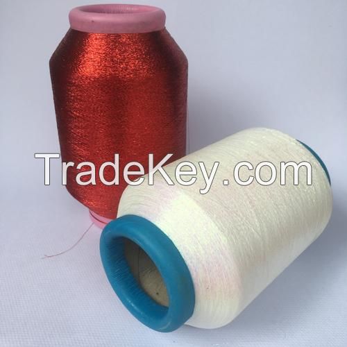 Metallic Yarn Factory Manufacture Various Golden Knitting Embroidery Thread Yarn Metallic