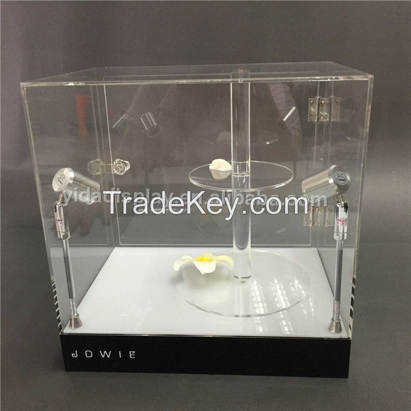 Whole sale customized clear acrylic storage box transparent plexiglass box