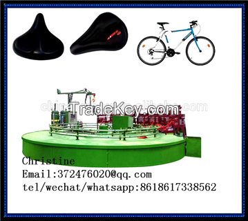 Bicycle seats sponge foaming machine with pu automatic production line
