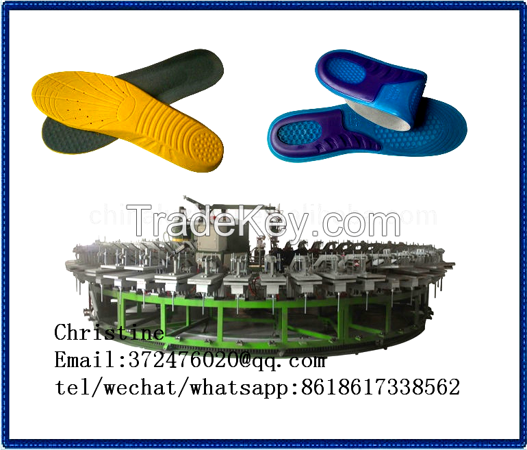 full automatic pu shoe sole making machine footwear pouring production