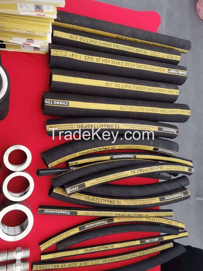 Chinese Supplier Hydraulic Rubber Hose Sae 100 Rubber Hydraulic Hose