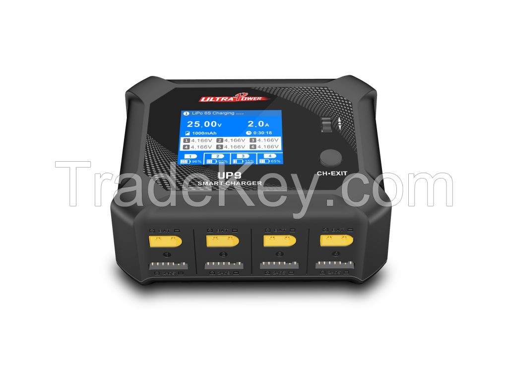 Latest Tech Ultra Power UP9 Four Chennals LiPo Balance Charger for RC Charger