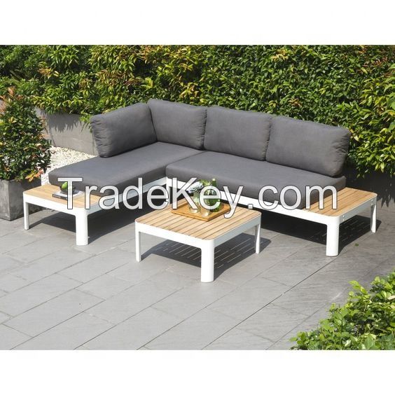 TEAK outdoor sofa set furniture balcony Waterproof corner sofa section