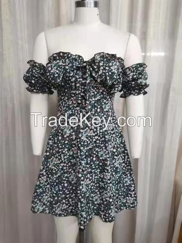 Women's printed floral dress 