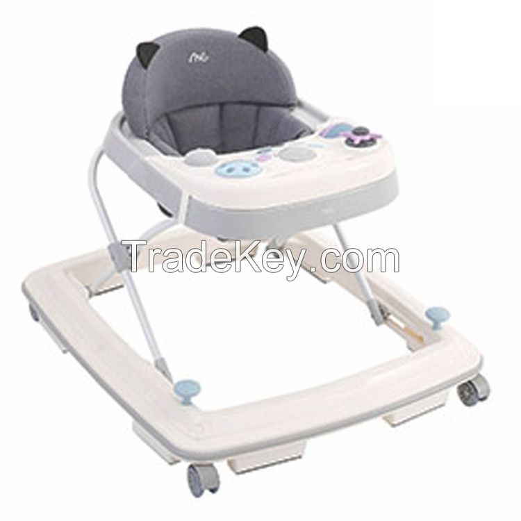 Happiness Baby Without Abnormal Odour Activity Walker Adjustable Baby Walker, Activity Center, Charcoal