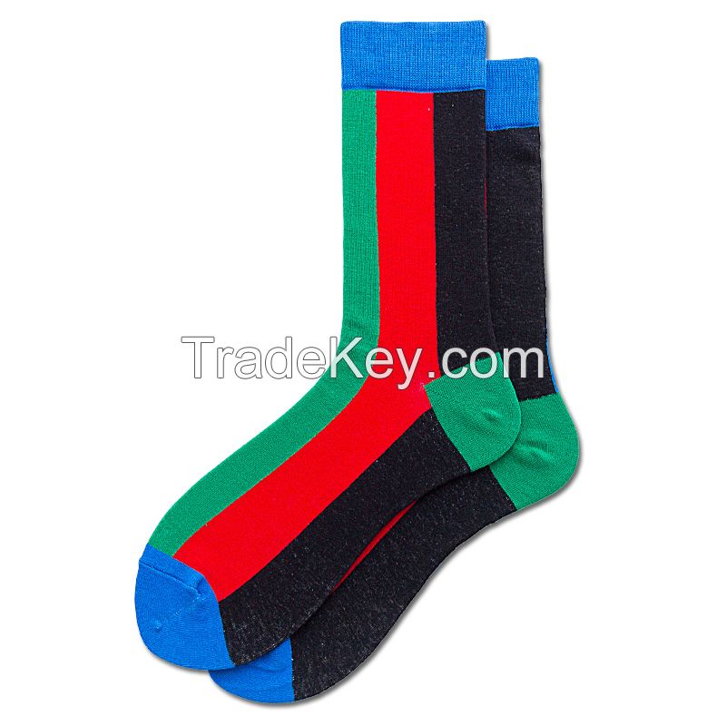 Colorful Patterned Cotton Socks for Men Women Casual Crew Socks