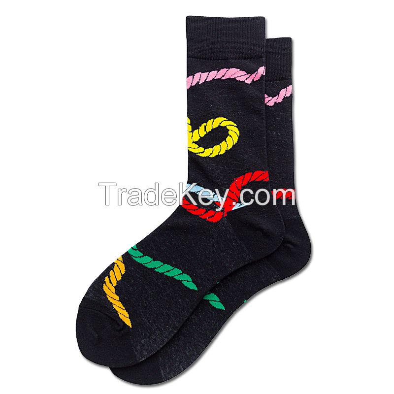 Happy Socks for Men Women  Casual Colorful Fun Unique Patterns Premium Cotton Sock