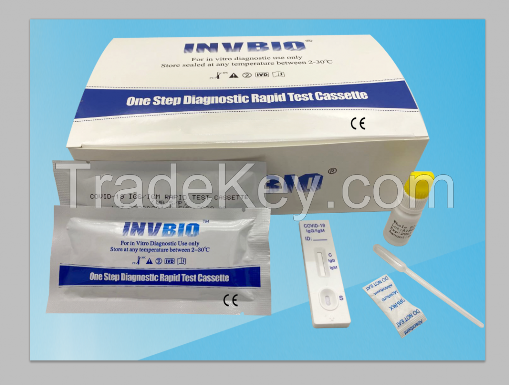 Covid 19 IgG / IgM Antibody Whole Blood Rapid Sensitive Test Card