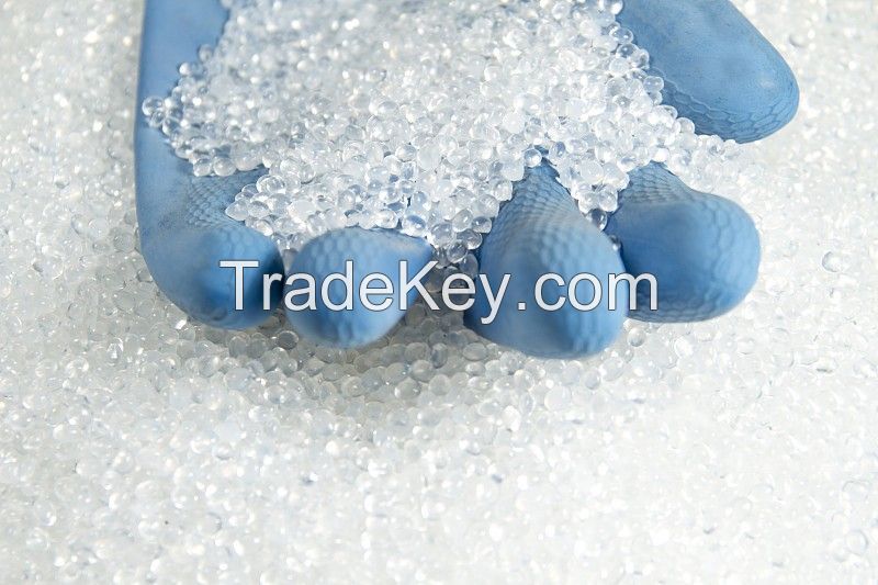 TPU granules for transparent protective cases for injection moulding 