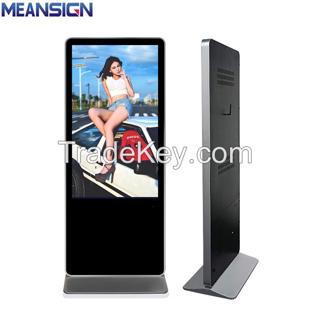 55 Inch Floor Standing HD Advertising Player Screen