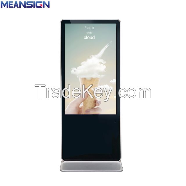 49 Inch Floor Standing Infrared Touch Display Screen