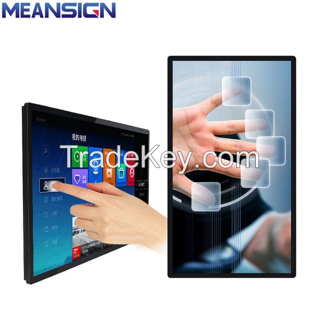 32 Inch Wall Mount Capacitive Touch Display Screen