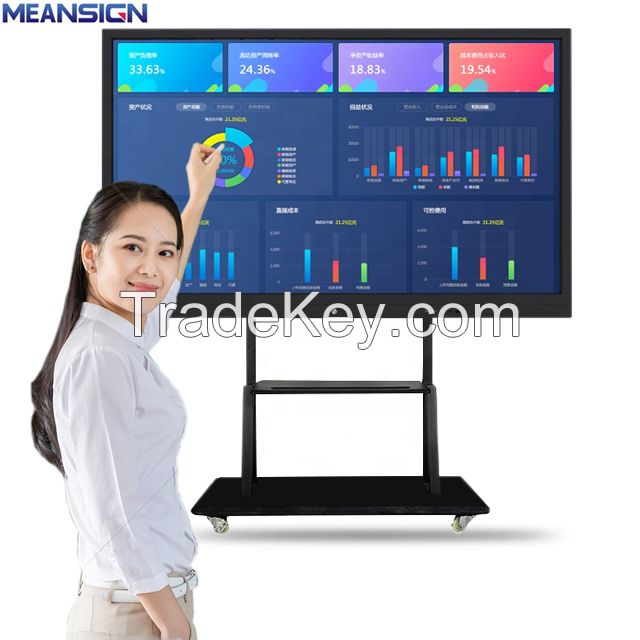 75 Inch Multimedia Interactive Whiteboard Touch Screen Teaching Meeting