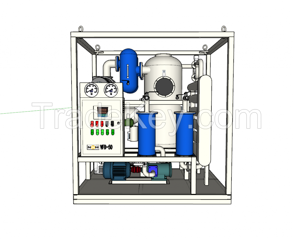 Double-Stage High-Efficiency Vacuum Transformer Oil Purifier
