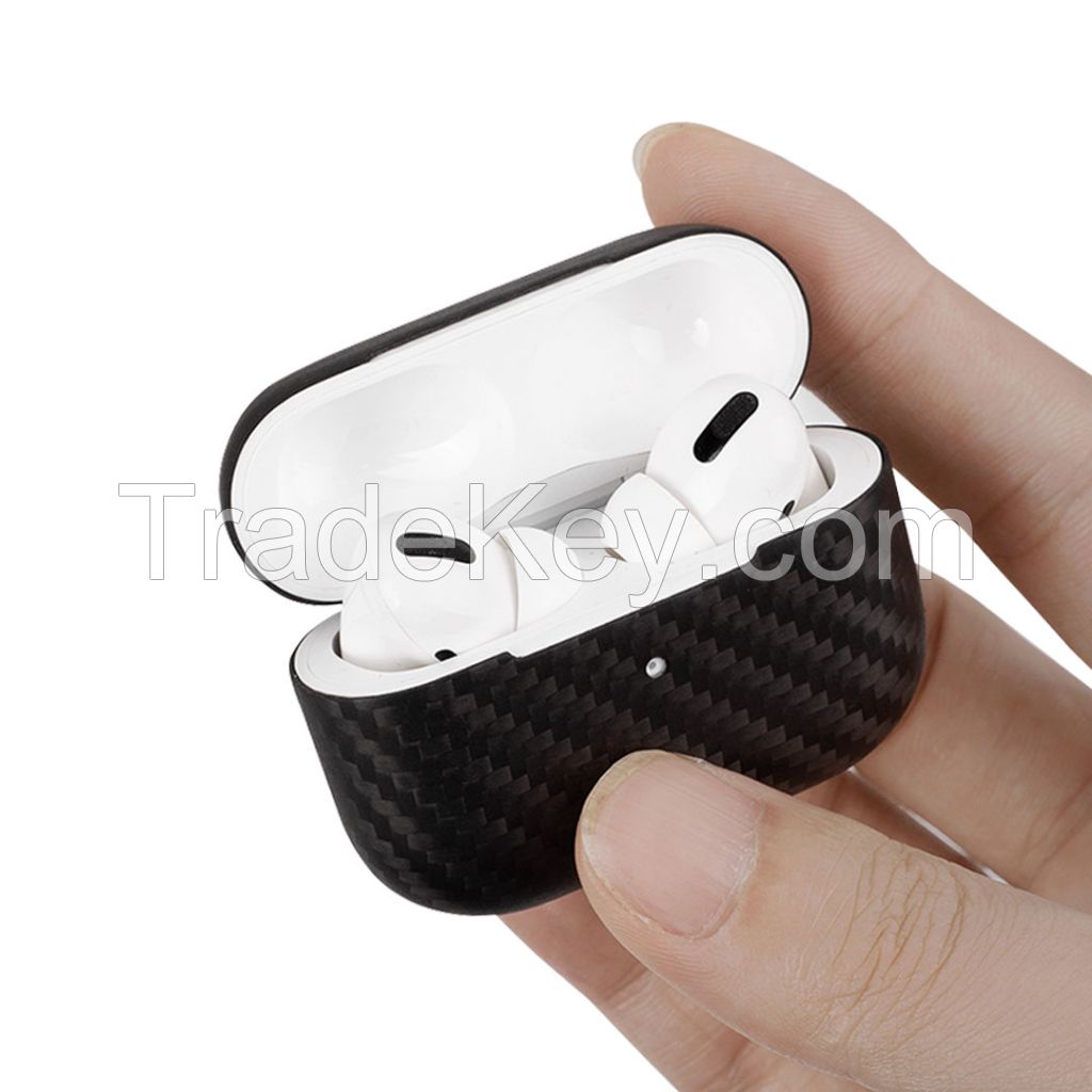 Custom Logo Personality 100% Real Carbon Fiber Earphone Case Sleeve For Airipod Pro