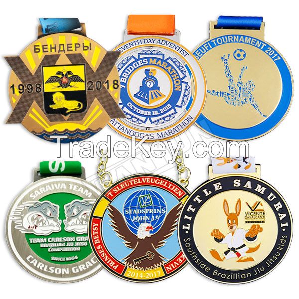 3D Metal manufacturer custom medals low price sports medals