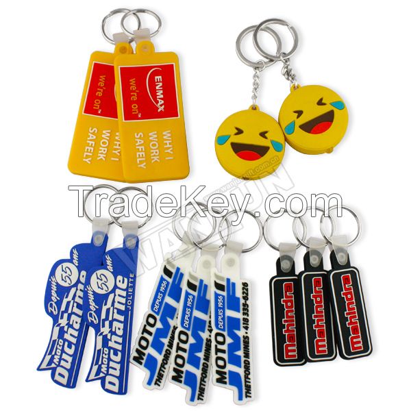 Promotion Custom Keychains Beautiful Logo Acrylic keychain PVC Keychain