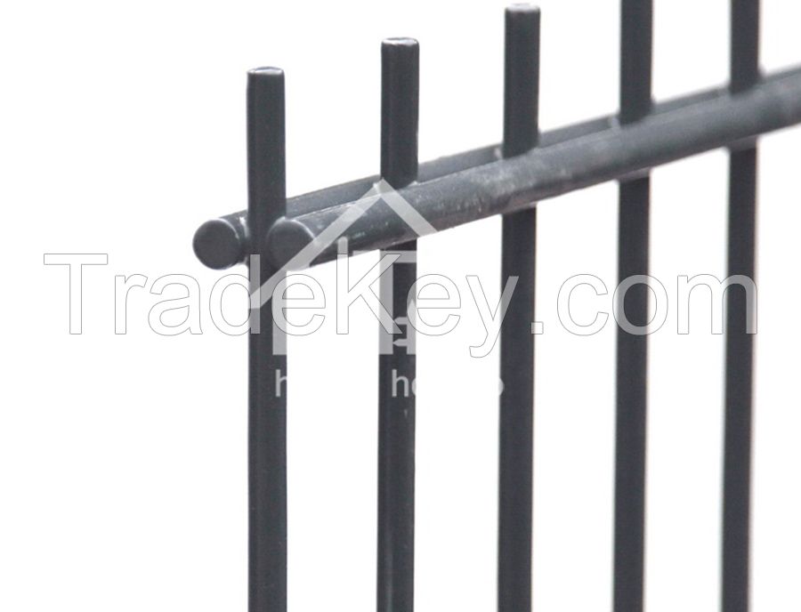 High Quality Public Facility Walkway Pedestrian Double Wire Panel Fence