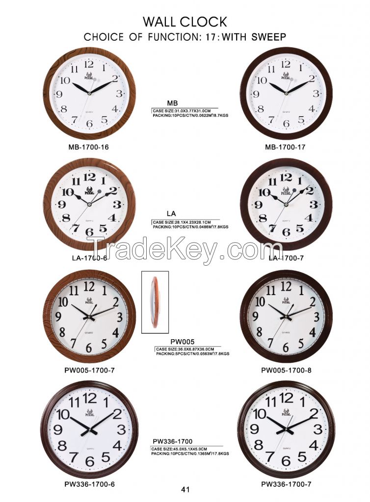 Factory supply various different high quality wall clock