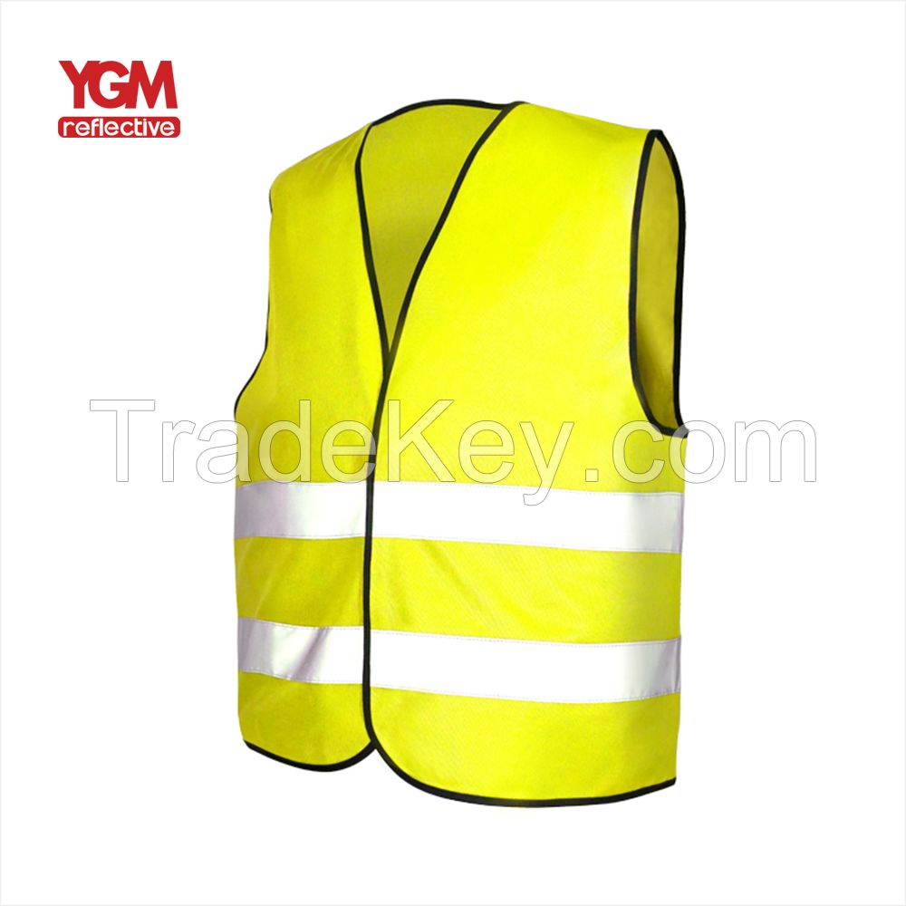 High visibility construction security custom safety vest