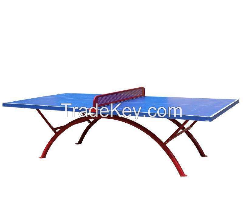 Rainbow outdoor table tennis table for training