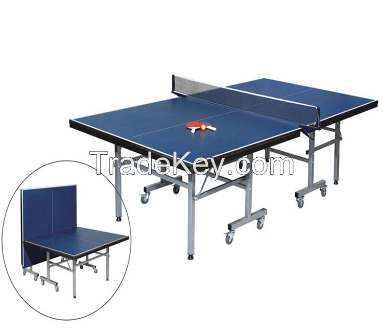Movable single folding table tennis table