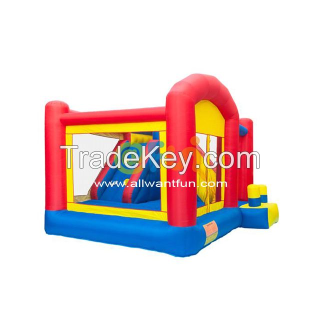 Nylon Cloth Inflatable Bouncer For Kids,New Inflatable Bouncer With Slide,Inflatable Bounce Combo Slide