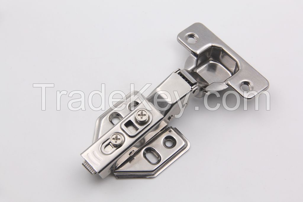 Stainles steel 201 one way hydraulic clip on cabinet hinge