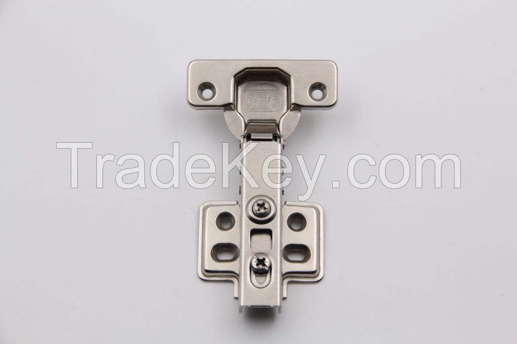 One way non-detachable soft closing cabinet hinge