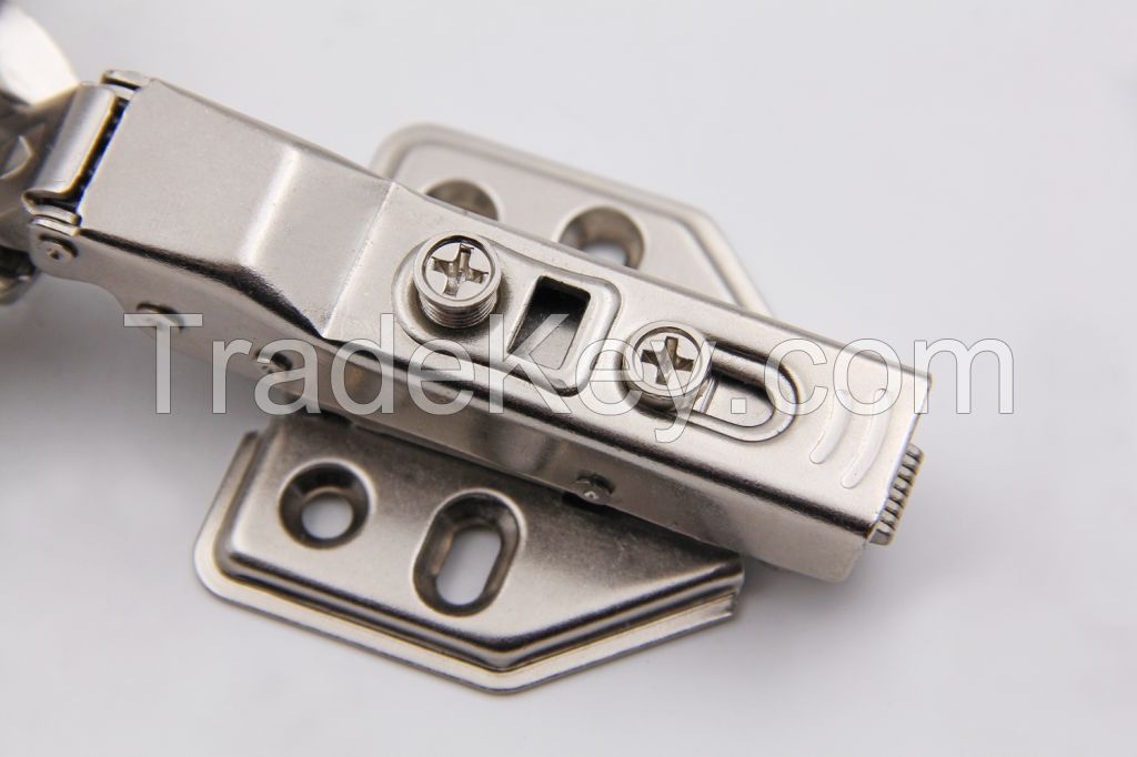 Two way clip on cold rolled steel soft closing cabinet hinge