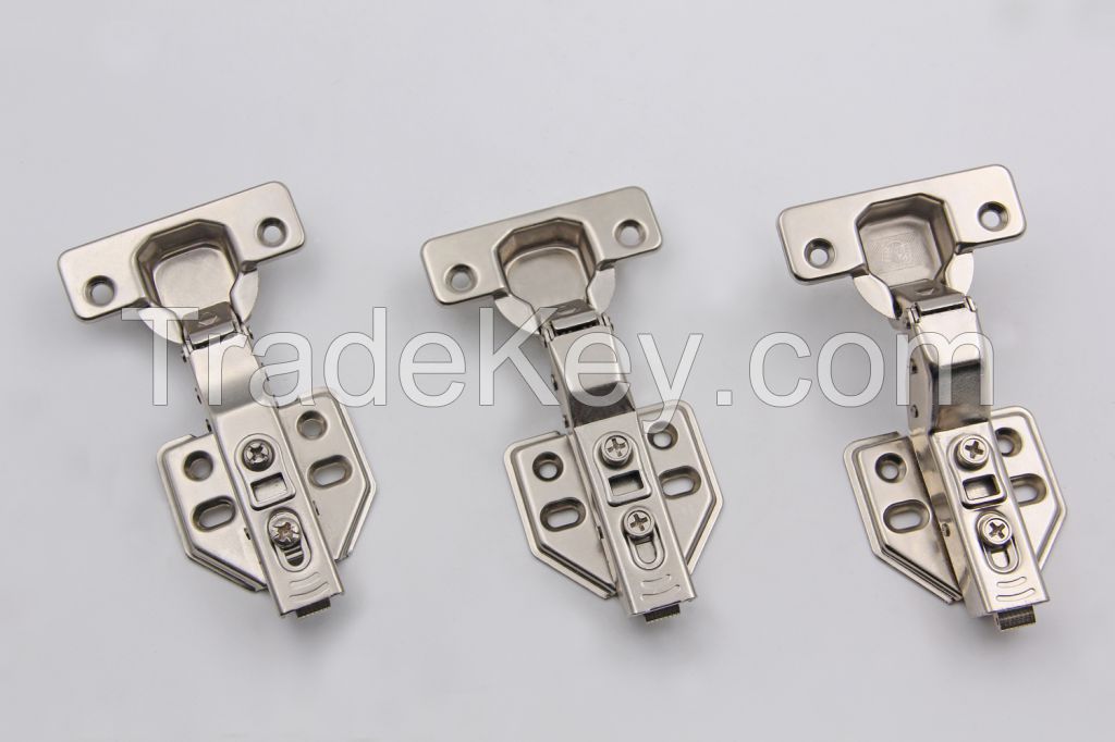 Two way clip on cold rolled steel soft closing cabinet hinge