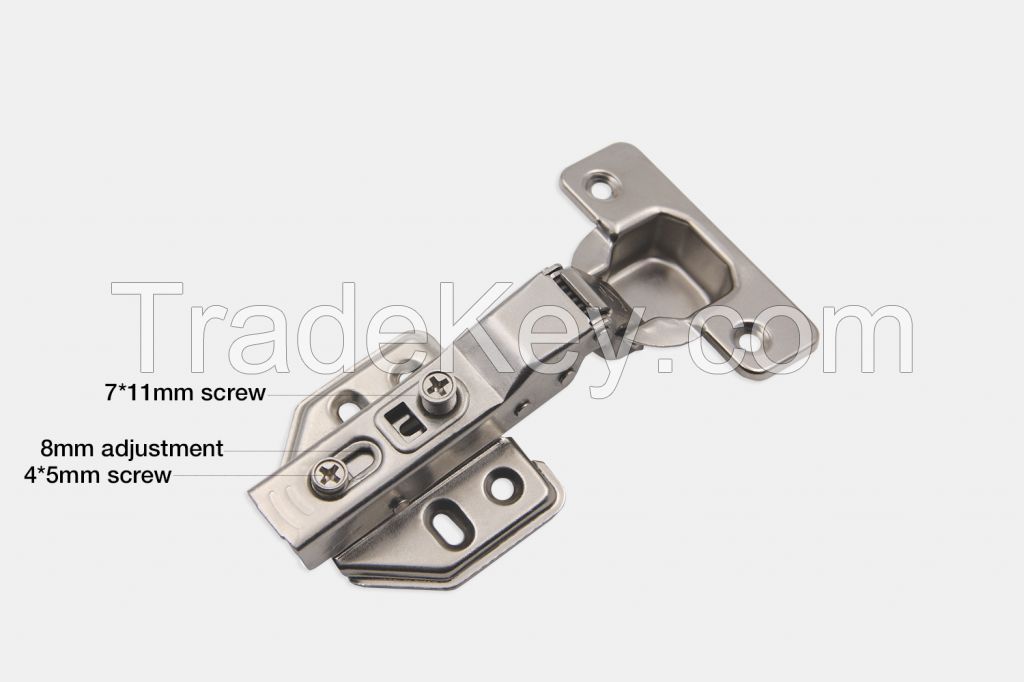  One way non detachable cold rolled steel soft closing cabinet hinge