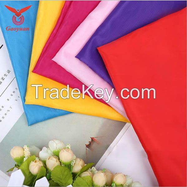 wholesale 100% polyester taffeta fabric for down jacket umbrella tent fabrics