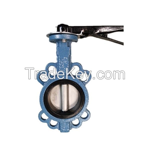 ANSI/DIN Wafer/Flange Cast Iron/Ductile Iron Butterfly Valve