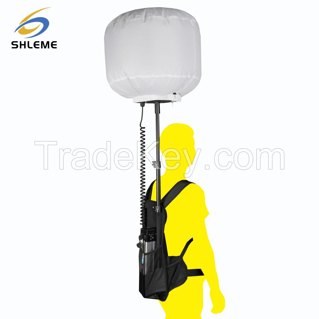 backpack portable mobile balloon light tower for advertisement