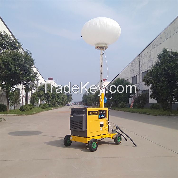 Outdoor industry construction mobile portable balloon light tower led