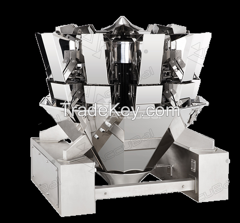 Automatic snack food multihead weigher packaging machine