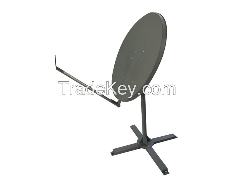 Ka 98cm VSAT satellite dish antenna steel made solid antenna