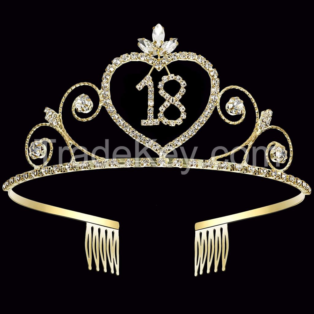 Rhinestone birthday tiara