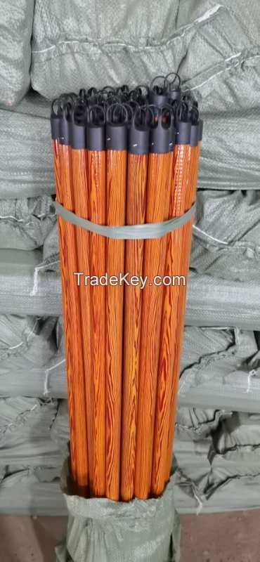 120*2.2cm pvc wooden broom stick