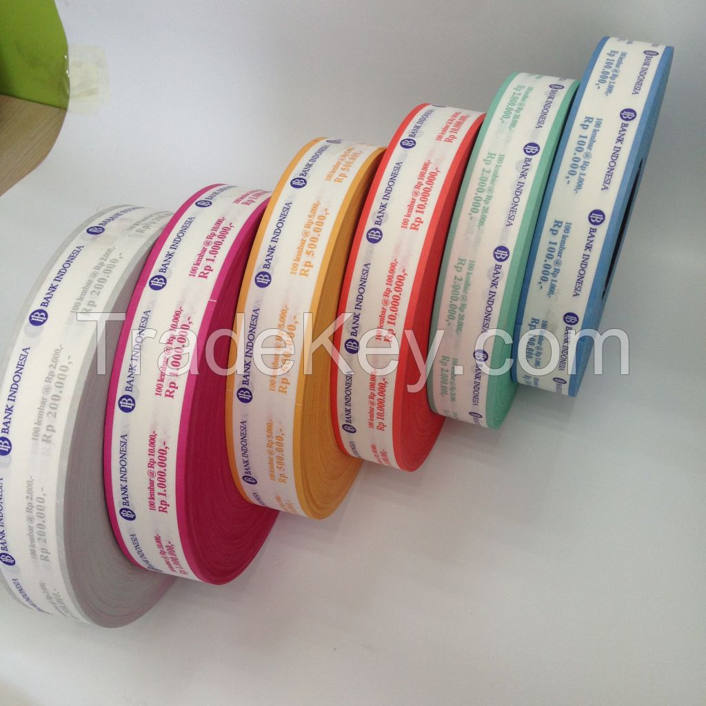 Custom Hot Melt Kraft Paper Tape For Stickying And Money Banding 